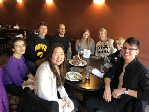 Fall 2019 group lunch at Graze